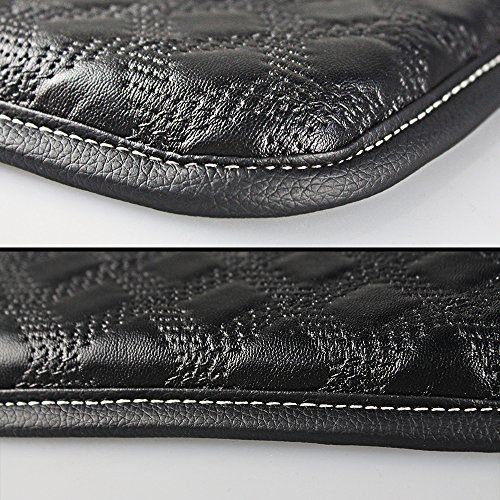 GAMPRO Luxury PU Soft Leather Car Center Console Cushion(30×20×2cm) Vehicle Seat Cushions Armrest Pillow Pad for Car Motor Auto Vehicle, Raises Your Center Console.(Black) - Thumbnail 5