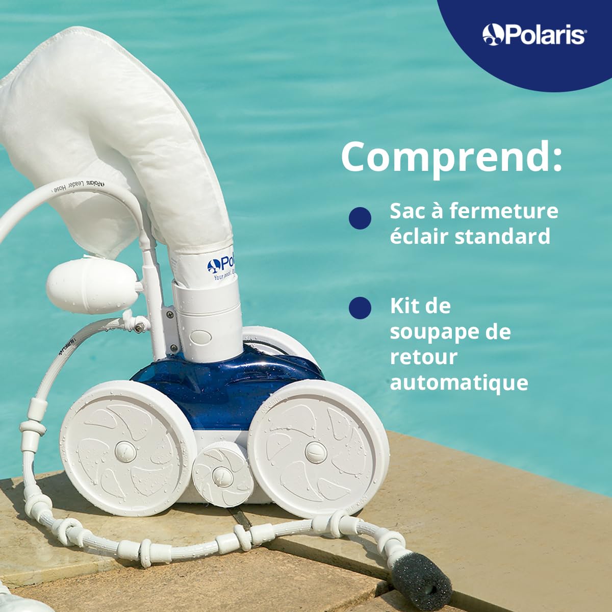 Polaris 280 Robot de Piscine à Pression - Collecte Efficace des débris - Facile à Utiliser et à Nettoyer - Garantie 2 Ans