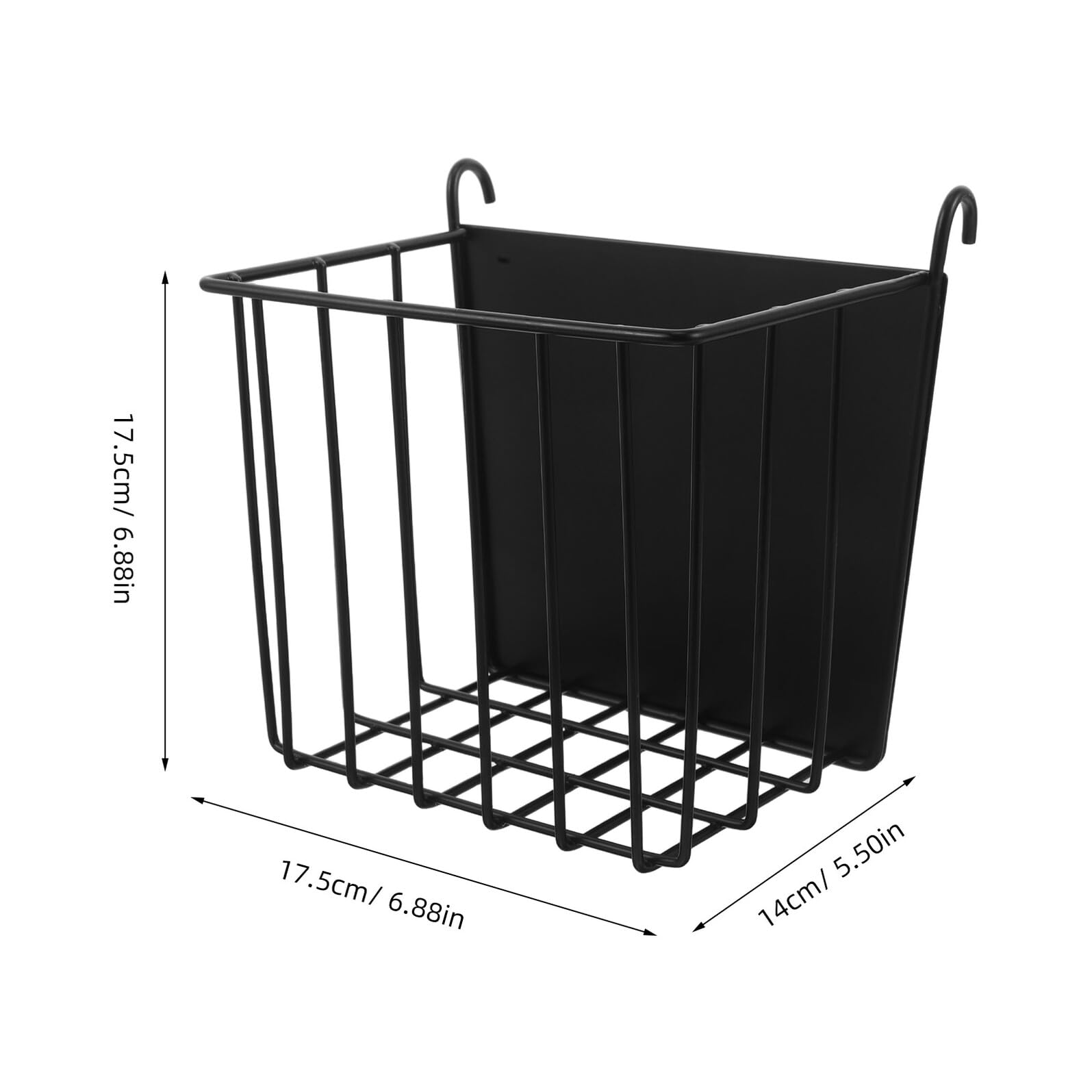 Râtelier à Foin pour Lapins et Cochons d'Inde en Acier Carbone Noir Support Suspendu Compact pour Cage Mangeoire Pratique et Solide pour Petits Animaux Distributeur de Foin