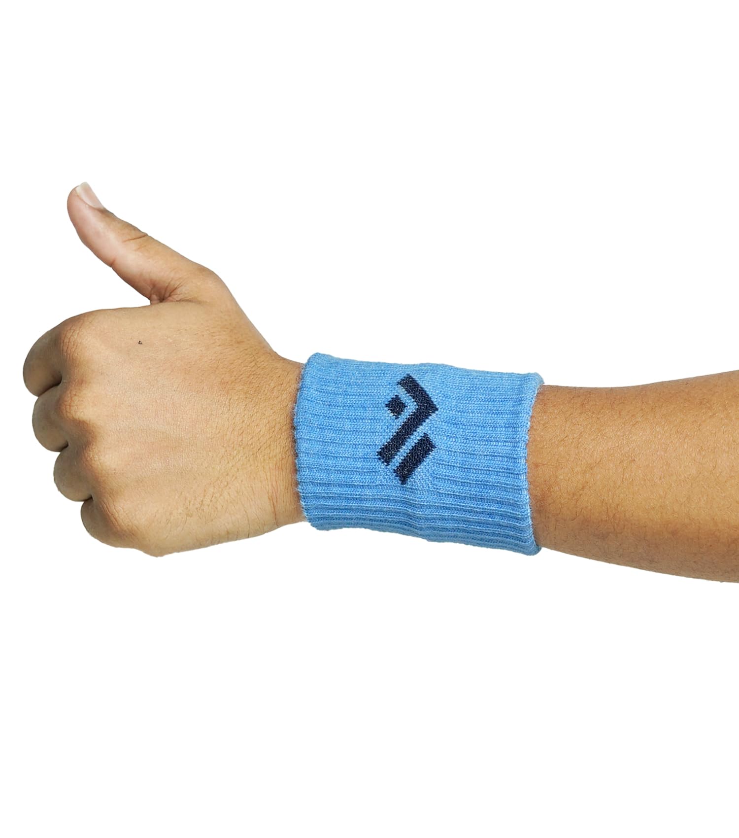 Mizaki Super Comfert Wristband for All Sports - Stretchable, Super Sweat Absorbent Supports for Wrist (Blue) (B0D41Z2BHT) Amazon Price History, Amazon Price Tracker
