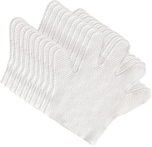 TENOC Guantes de eliminación de polvo, guantes de limpieza para polvo, toallitas húmedas y secas para la cocina del hogar, desechables,