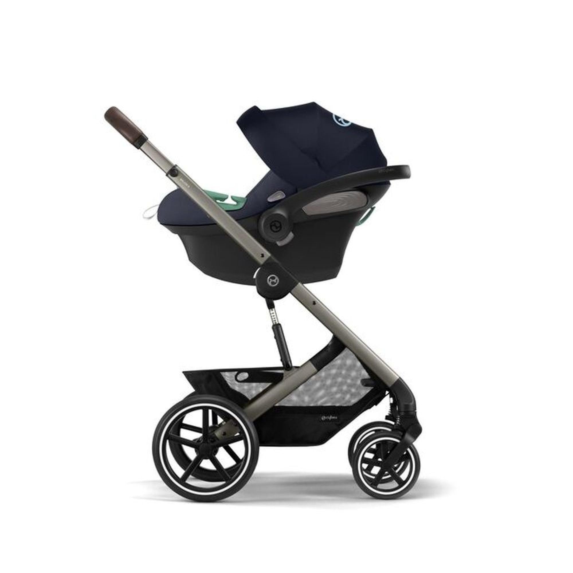 Cybex Balios S Lux - Taupe Frame - Sky Blue