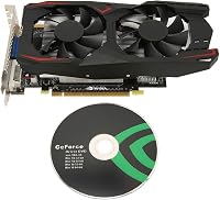 VBESTLIFE GTX1050Ti 4GB DDR5 Grafikus Kártya Asztali PC-hez Dual Fan 7