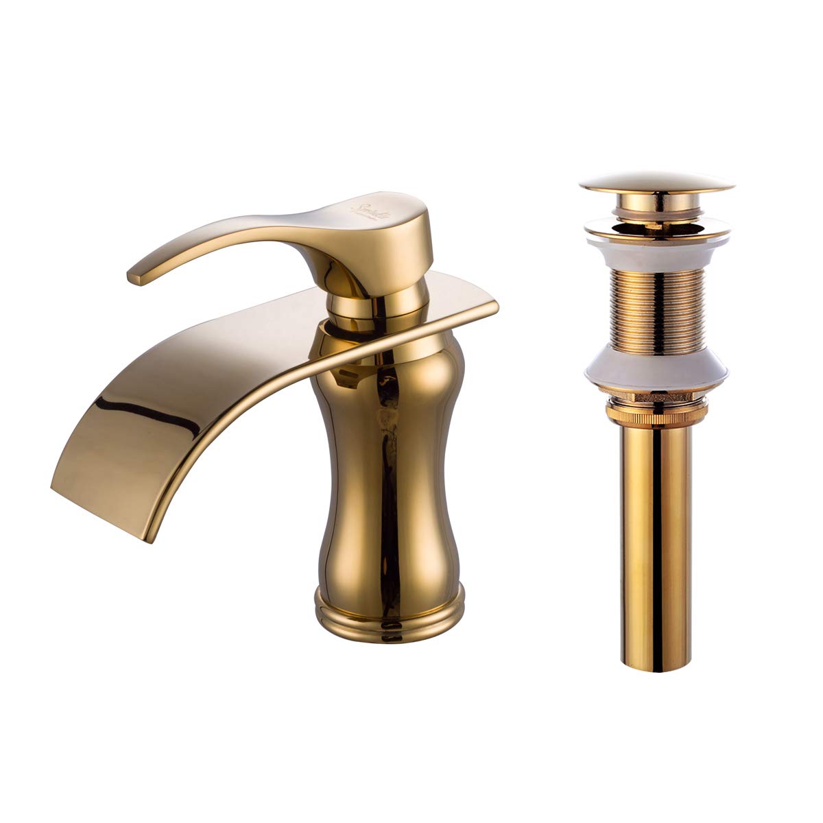 Robinet cascade pour éviter les éclaboussures sur lavabo de bain