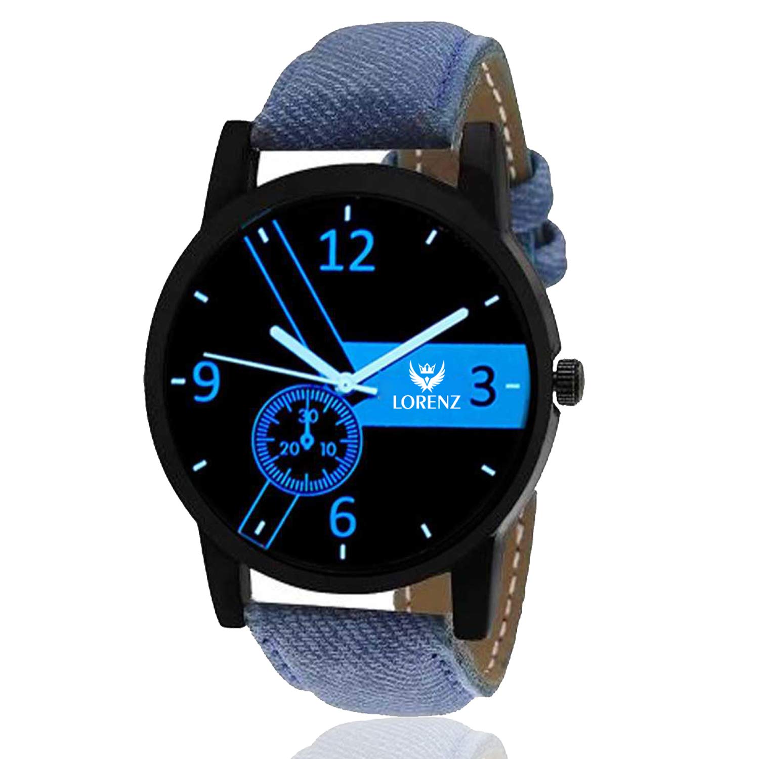 LORENZ MK-2014W Black Dial Analogue Watch for Men (B07NC6SNNJ) Amazon Price History, Amazon Price Tracker