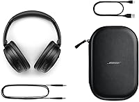 Vista 5 de Bose QuietComfort - Auriculares Bluetooth inalámbricos con cancelación activa de ruido sobre la oreja y micrófono, + cargador de pared verde Extreme