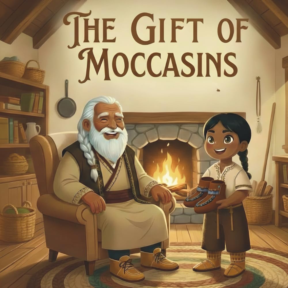 The Gift of Moccasins: An Indigenous Children’s Picture Book About Moccasins, Native American Traditions, Family Heritage, Wisdom