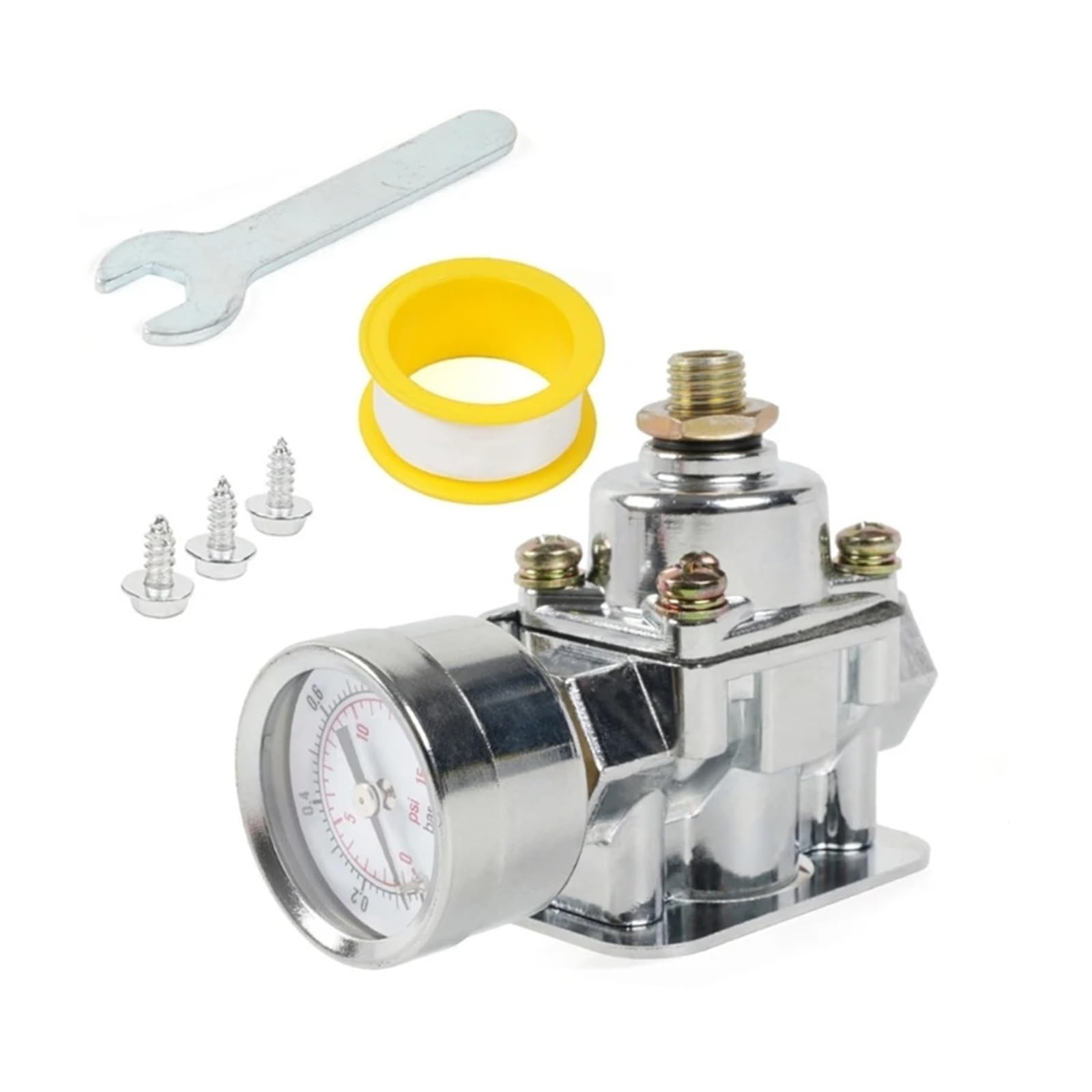 Manómetro digital, Regulador de presión baja Combustible Carburador Carb 1-4PSI 12-804 4.5-9PSI 12-803 Reemplazo(803 with oil gauge)