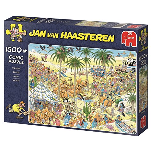 Jumbo Puzzles 19059 The Oasis 1500 Pieces Jigsaw Puzzle, Multi kleuren – Bild 5