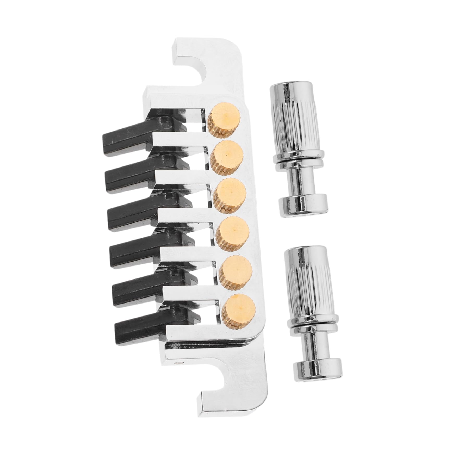 CIMAXIC Fixed Guitar Bridge Set Acoustic Guitar Tailpiece Saddle Replacement Tailpiece