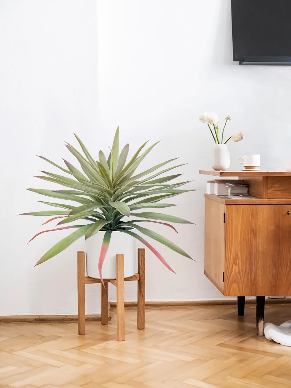 Briful Künstliche Agavenpflanze – 43 Cm, Yucca-ähnlich, Für Innen & Außen, Grün