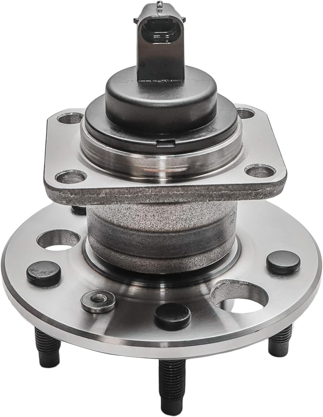 Detroit Axle - Rear Wheel Bearing Hub for Chevrolet Malibu Buick Lucerne Lesabre Cadillac DTS DeVille Oldsmobile Aurora Pontiac Grand Am, w/ABS & 5-Lug Wheel Bearing & Hub Assembly Replacement