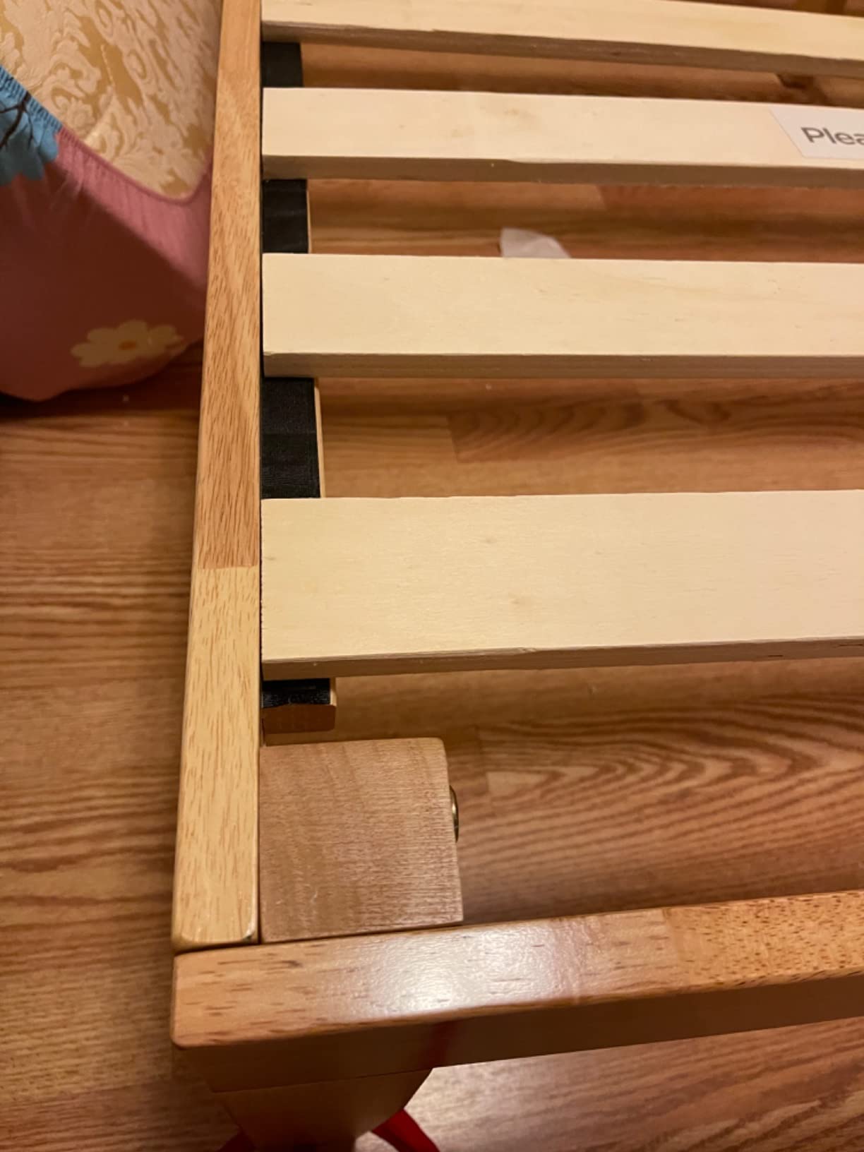 35/mo Finance KOMFOTT 14 Inches Wood Platform Bed Frame Queen Size