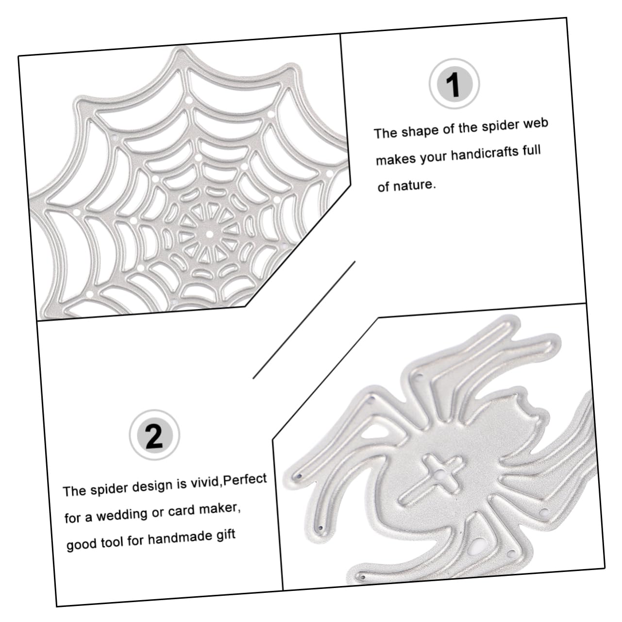 Operitacx Troqueles Metálicos de para Halloween Plantilla de Corte y Diy para Scrapbooking Adornos Decorativos para Álbumes y Marcos de Fotos