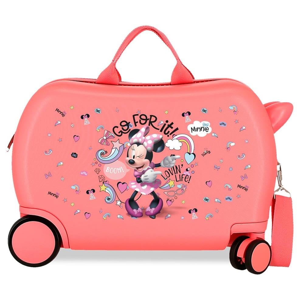 Joumma Roll Road Spring Dream Zestaw walizek Niebieski 48 x 70 x 26 cm Twardy 6 kg Zamek szyfrowy z boku ABS 6 kg 119 L, Różowy kolor, Talla única, walizka dziecięca
