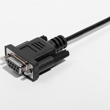 Nexstar RS 232 PC Interface Cable(RS 232 DB9Pin Female to RJ11 4P4C) L6FT Black (1Pack)