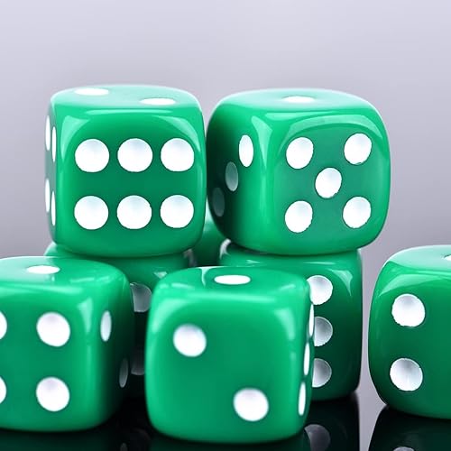 Miniatura 3 de Juego de dados de 6 caras de 0.630 in, 6 colores, juego de dados para un rodamiento más suave, sin materiales nocivos, bordes redondeados