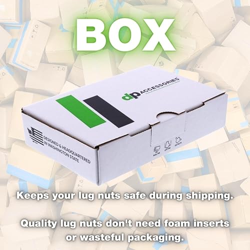Miniatura 6 de DPAccessories Tuercas de llanta cromadas para Ford F150 2004-2014 - Tuercas de llanta OEM F150 - Tuercas de llanta cromadas para Ford F150 - Tuercas