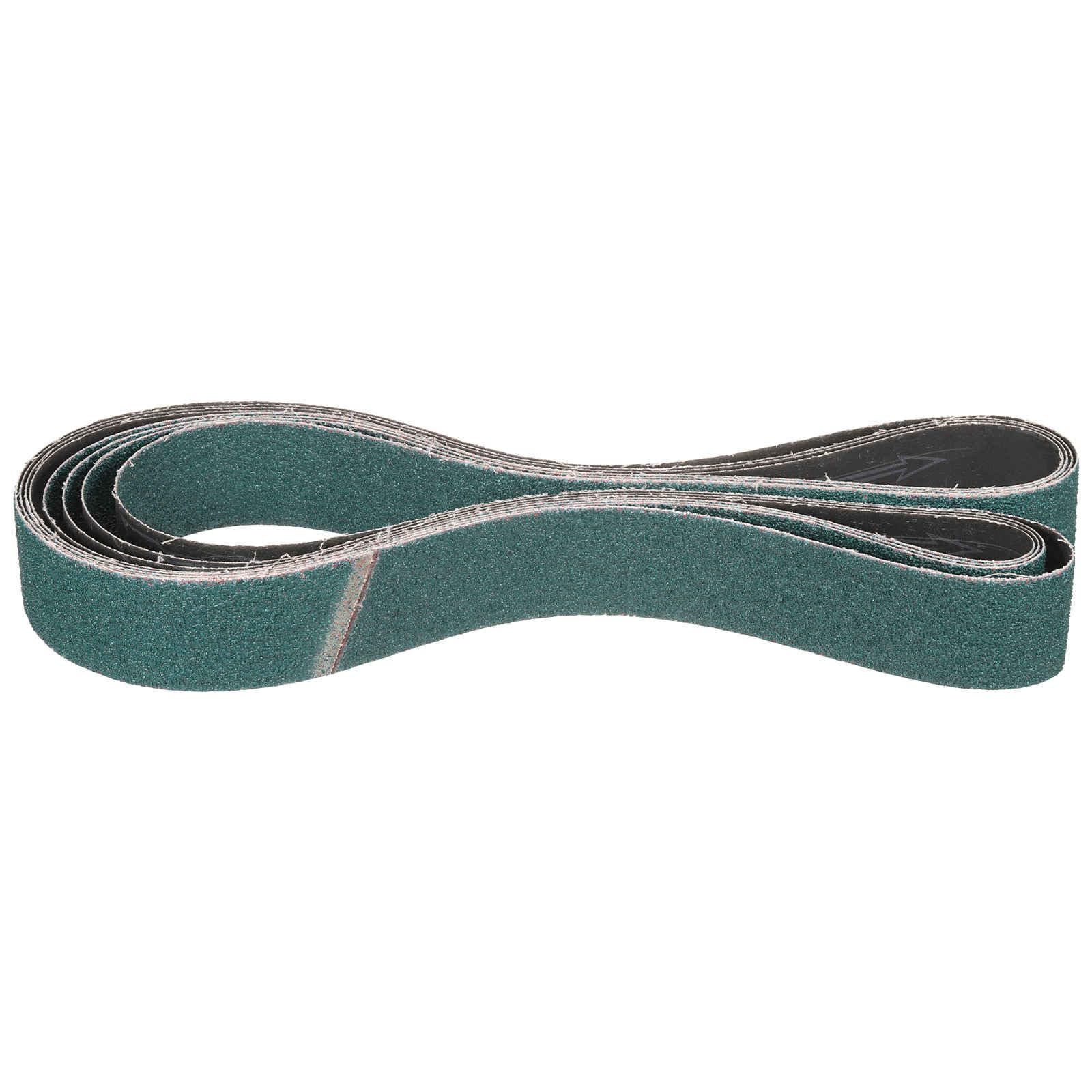 CoCud 76mm x 2007mm Sanding Belt, 4 Pcs 40 Grit Zirconia Knife Sharpener Belts Long-Lasting Work Sharpening for Belt Sander Knife Carving Tool Metal Working