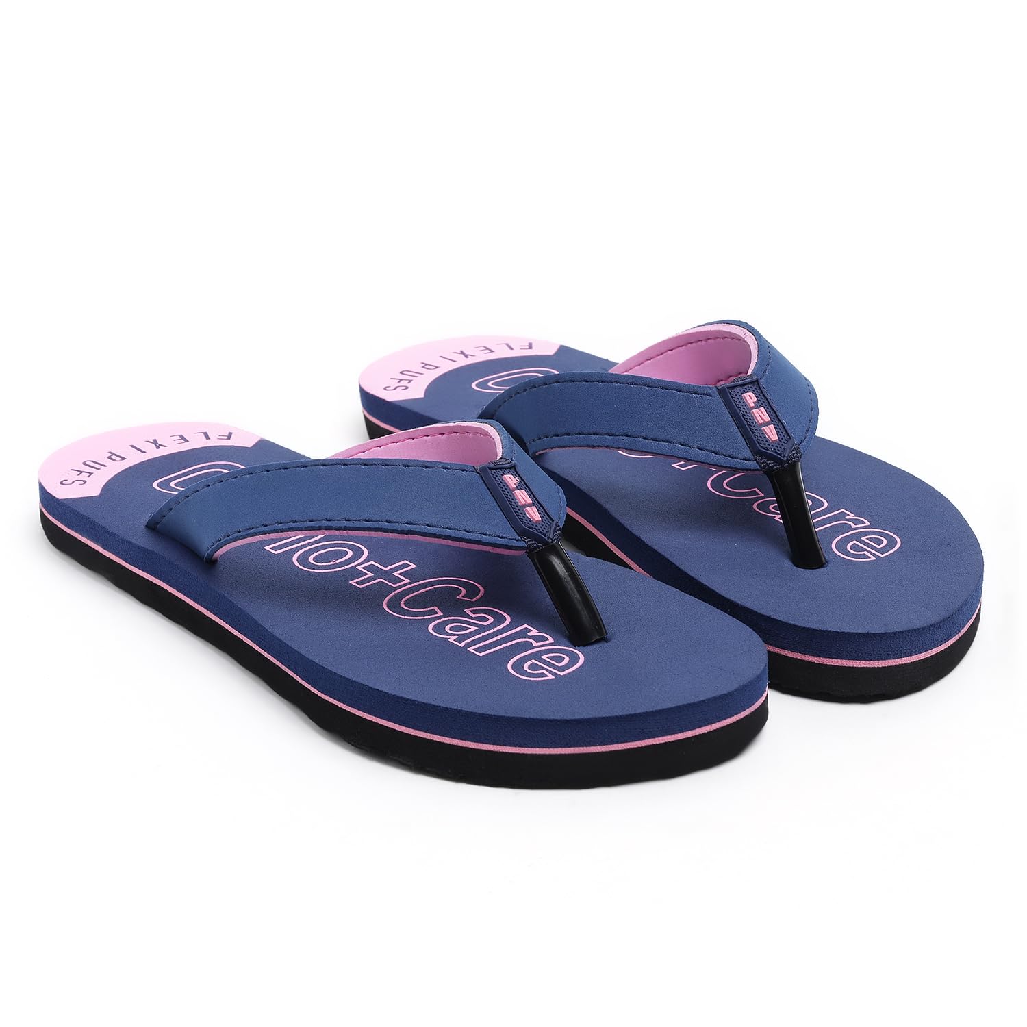 Ortho PLUS Girl Flip-Flops with Flexi Pufs Technology, Women slipper Thong Sandals, Navy,Brown,Black-image-38