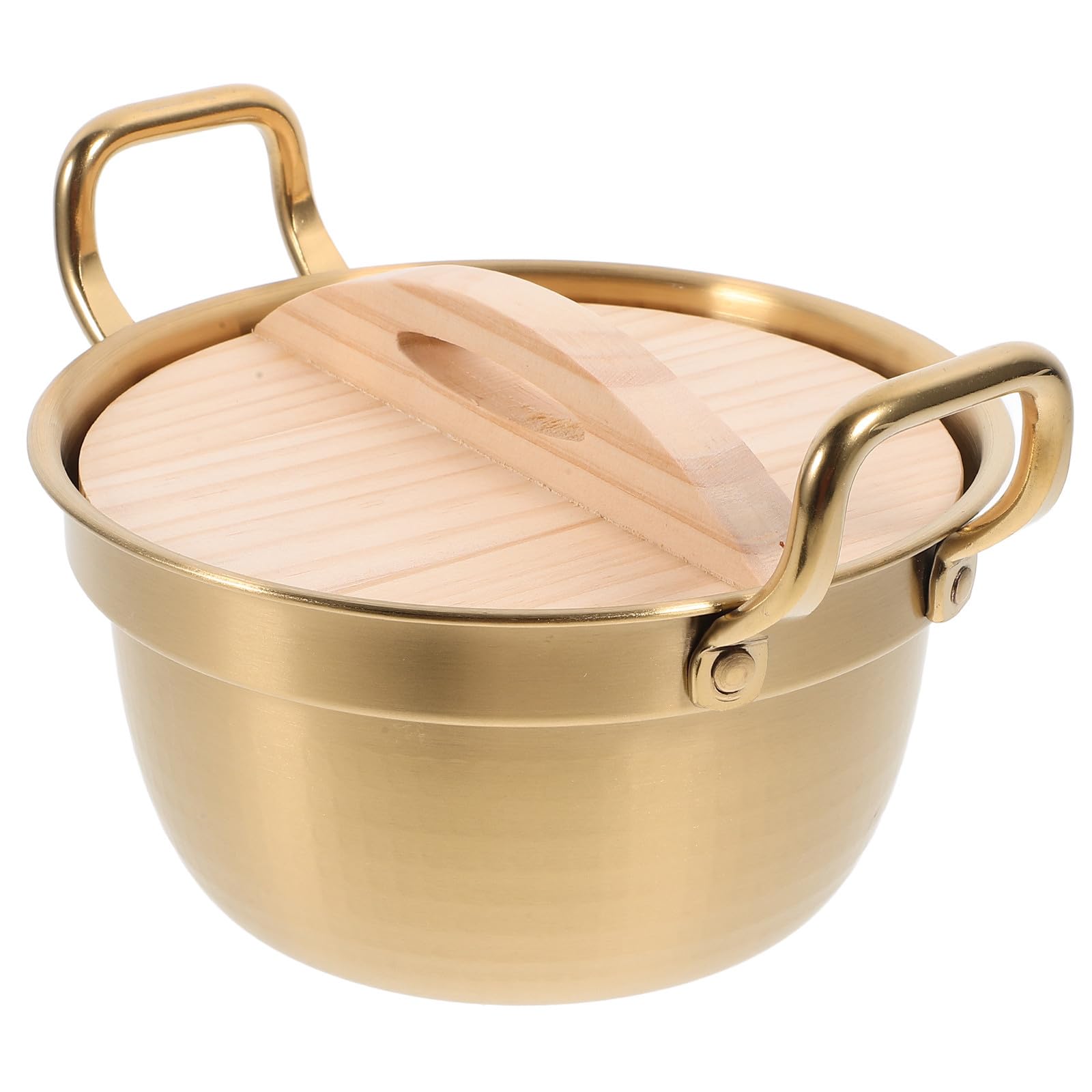 Marmite à nouilles 900ml inox avec double poignée pour chauffage rapide