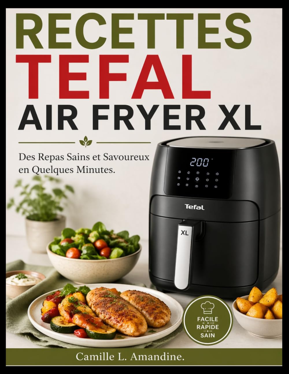 RECETTES TEFAL AIR FRYER XL: Des Repas Sains et Savoureux en Quelques Minutes.