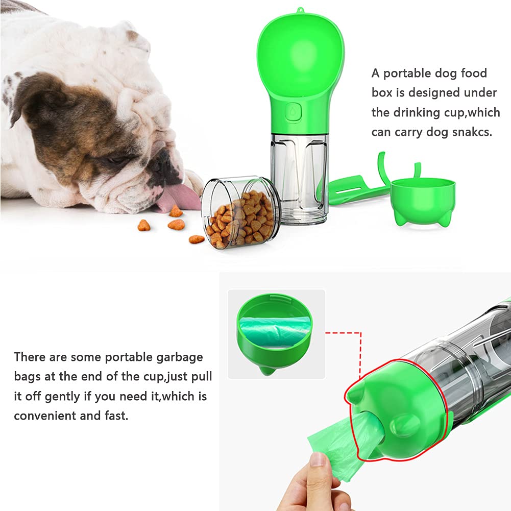 Borraccia Per Cani Con Pala E Sacchetti - Porta Acqua E Scoop Per Bisogni - Foto 6