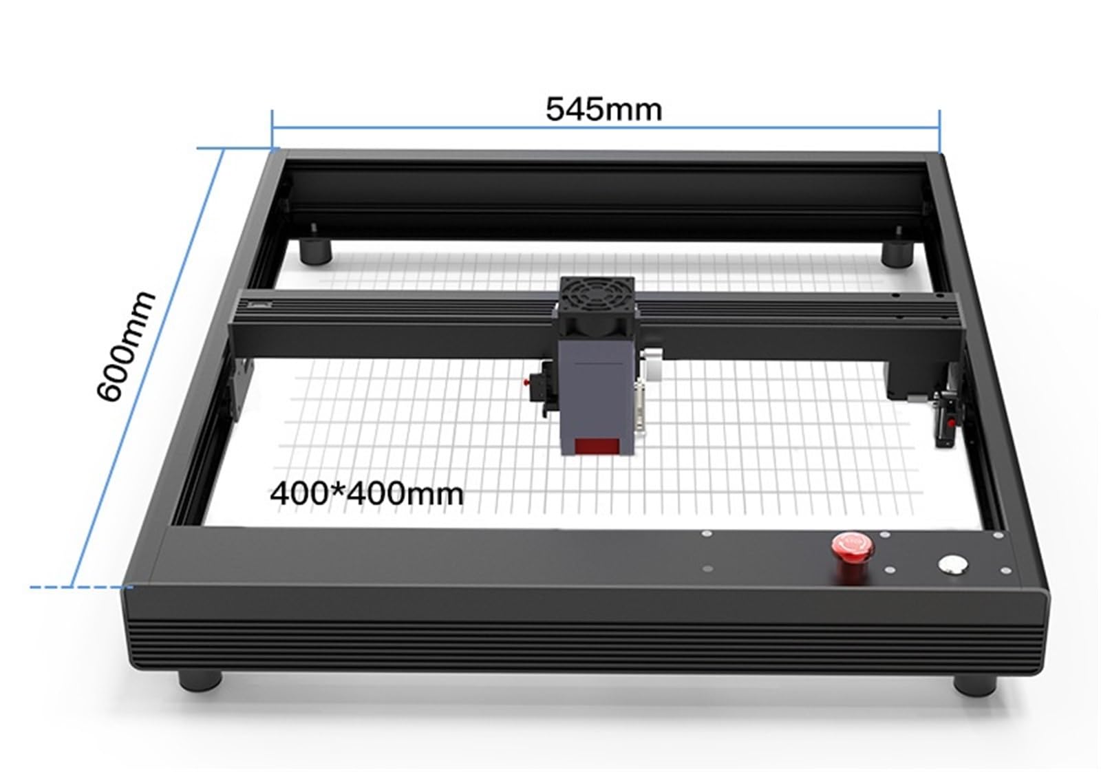 Máquina de Grabado Láser Máquina De Corte Por Láser Para Carpinteros CNC, Control WIFI, Asistencia Aire, Grabado 20W, Para Acrílico Madera para Madera Metal Acrílico