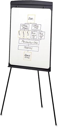 Miniatura 3 de Quartet Caballete magnético estándar de borrado en seco, tablero de escritura de doble propósito/Rotafolio (67E)