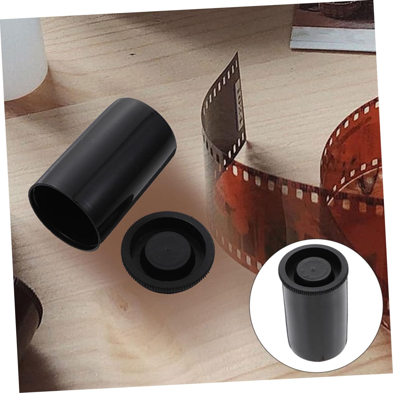 DOITOOL 50pièces Étuis De Rangement pour Pellicules Photographiques Boîtes De Rangement pour Pellicules pour Appareil Photo