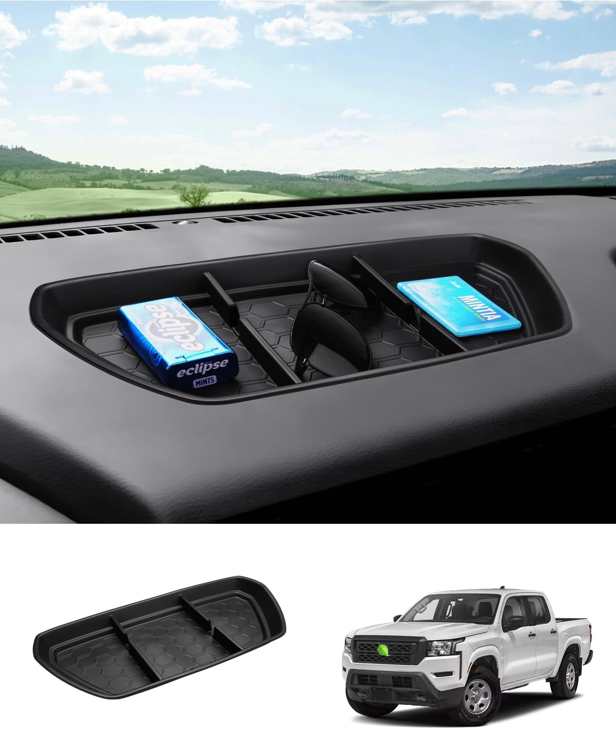 Autorder Center Console Dash Organizer for Nissan Frontier