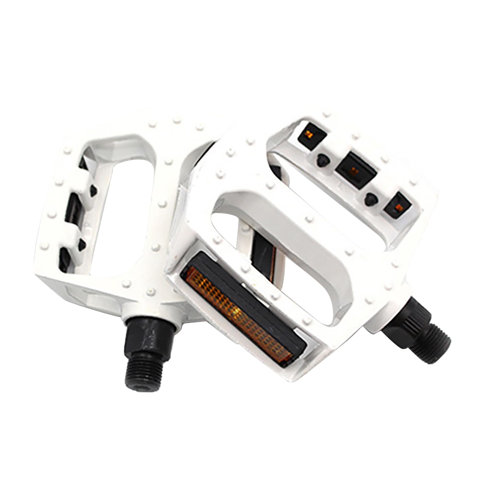 matumou 1 Pair Aluminum Alloy -slip Bicycle Pedal with Reflective Strips Bike Parts