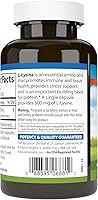 Vista 3 de Carlson Labs L-lisina, 500 mg, 100 cápsulas