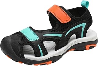 Sandalias de Verano niño Chanclas con elástico ajustable Casual Niños Zapatos ligera transpirable al aire libre playa para interior y exterior