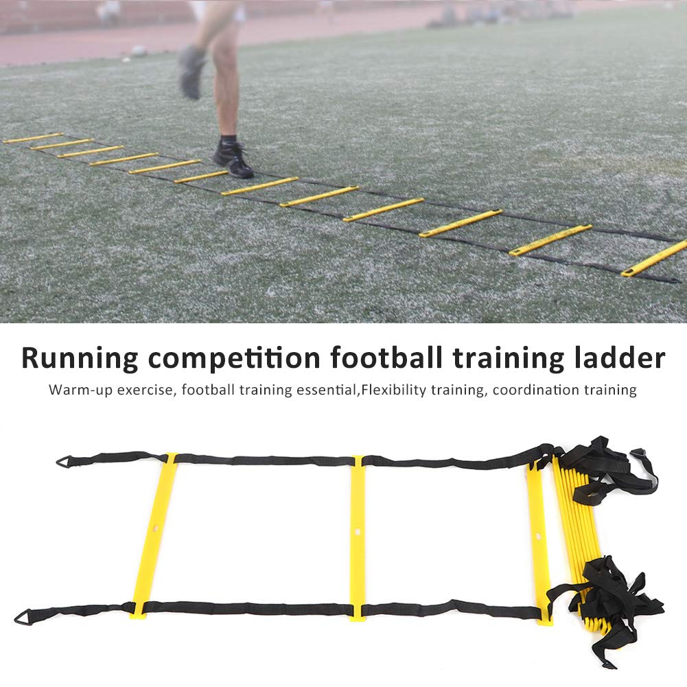 12 Rungs Running Competition Football Training Warm - Up Speed Reinforced Soft Agile Step Ladder for Beginners
