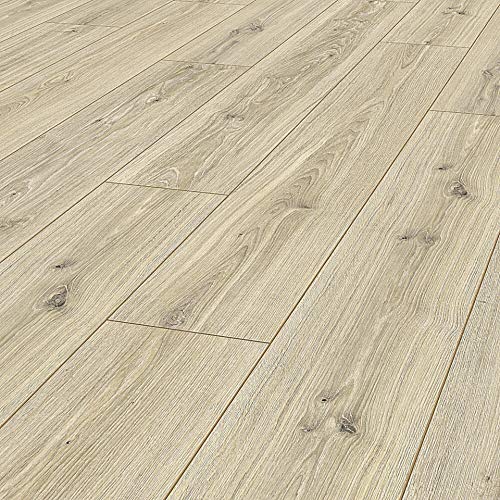Pavimento Laminato AC5/12mm, Antiscivolo, Flottante, Rovere Spazzolato Phalsbourg, Scatola 1,293m²