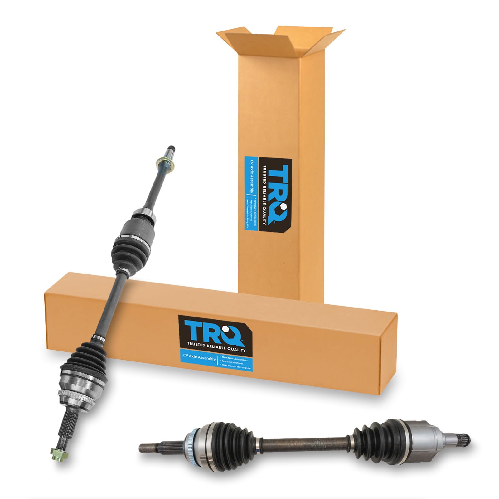 TRQ Front Driver and Passenger Side CV Axle Assembly Set 2 Piece