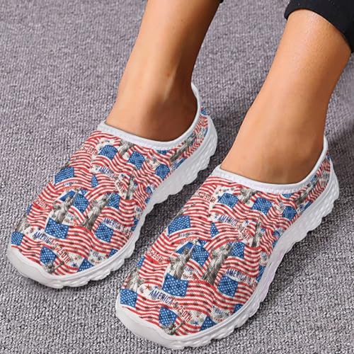 Image of Athletic Tennis Sneakers Road Road Running Shoes US 5.5-11.5 Slip On Shoes for Women