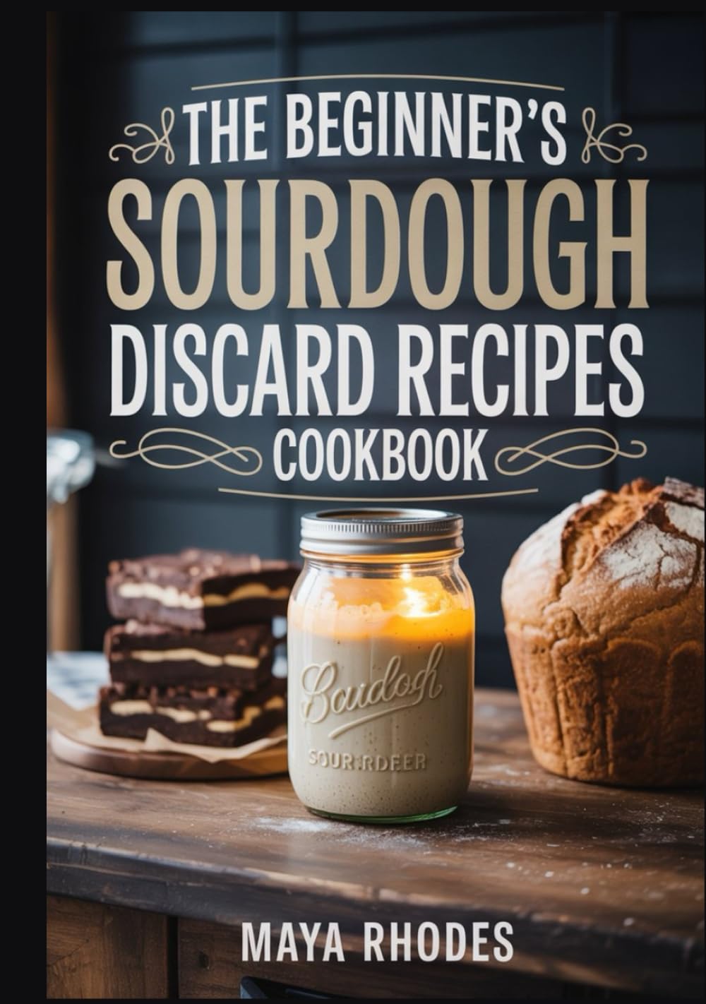 The Beginner’s Sourdough Discard Recipes Cookbook: Easy, Zero-Waste Recipes for Fluffy Pancakes, Crispy Crackers, Artisan Pizza, and More