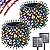 Multicolor Solar Christmas Lights 2Pack Total 180FT 500LED, Solar String Lights Outdoor Waterproof, Auto On/Off with 8 Modes Solar Twinkle Lights for Christmas Tree Decorations (Multicolor)