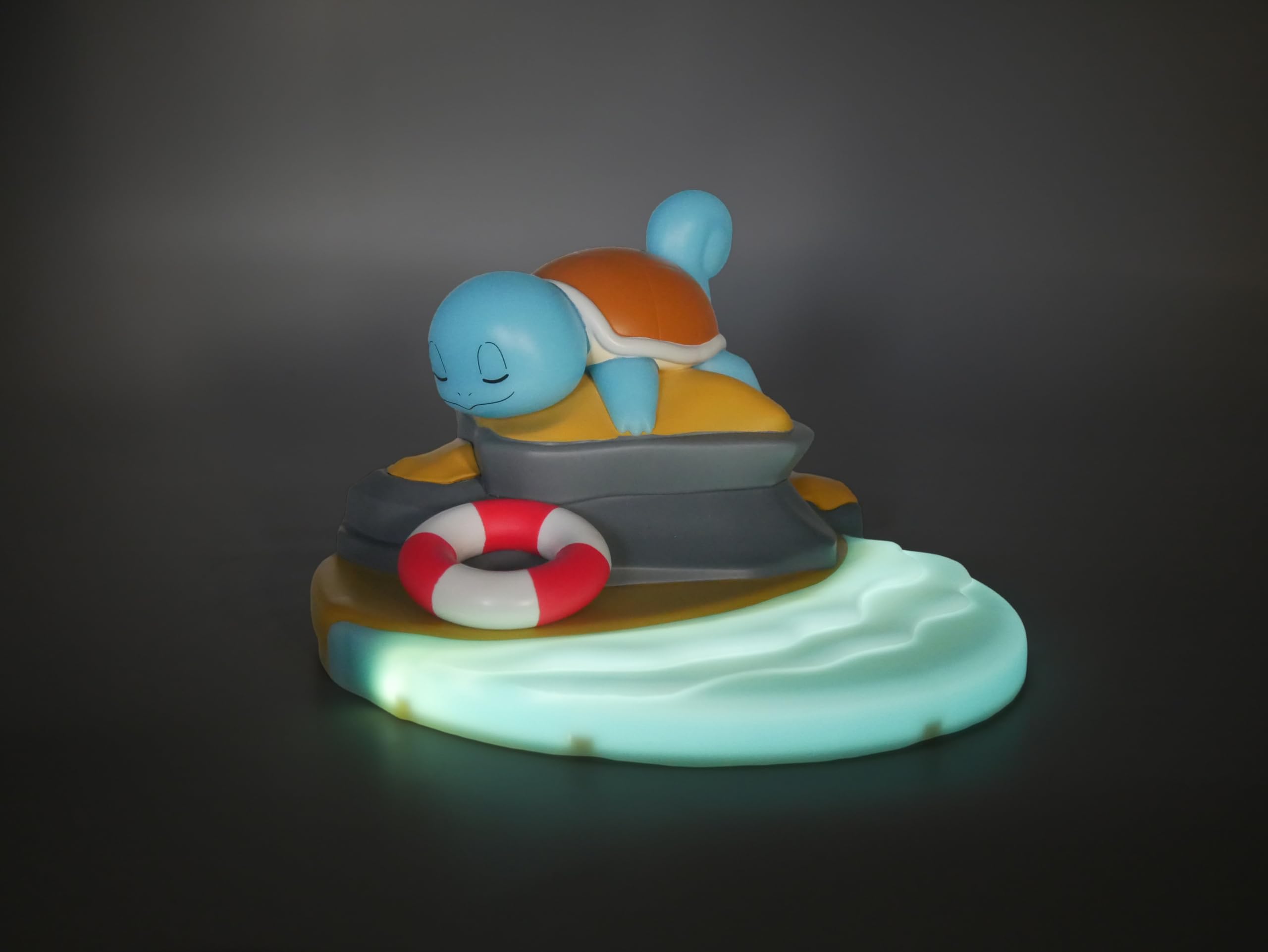 Pokemon Carapuce Figurine Lumineuse USB-C Teknofun 811418 Bleu-Blanc-Marron-Beige