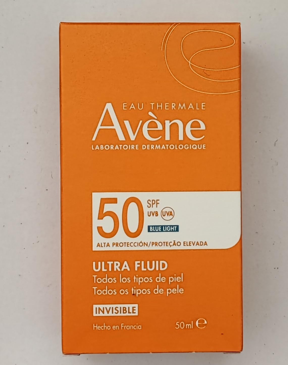 Avene Ultra Fluido Invisible Spf 50+ 50ml.