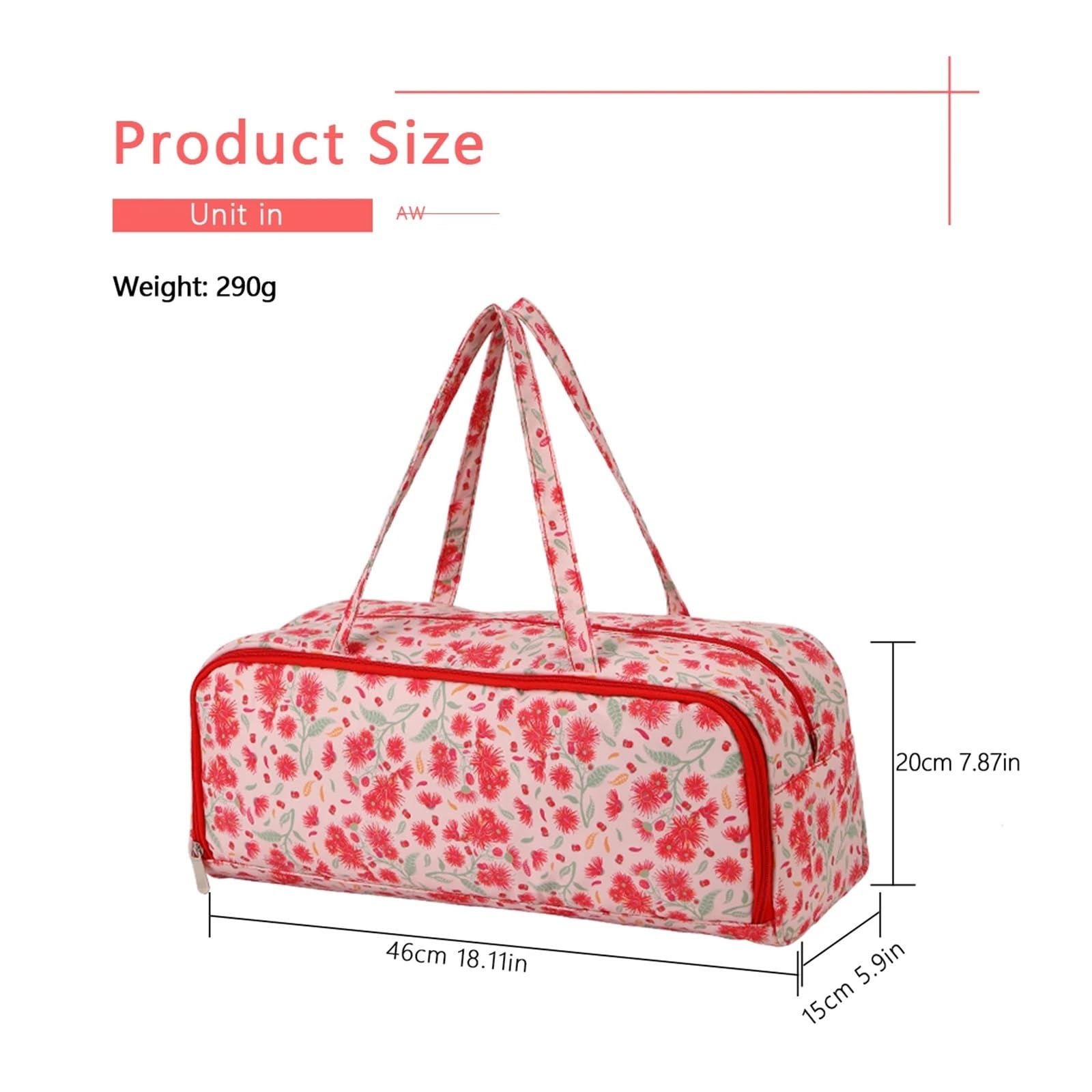 Bolsa de tejer, organizador hilo, bolsa almacenamiento agujas crochet, herramientas costura, accesorios for regalo mujer para Agujas, Hilo