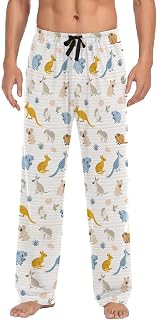 Mens Pajama Pants Donut Coffee Sleep Pants Pj Bottoms Lounge Pant Sweatpants S