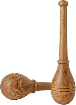 KNK GADA FITNESS BAR INDIAN CLUB BHEEM MACE SHOULDER EQUIPMENT MEEL KARLA KATAI FITNESS DURABLE WOODEN EQUIPMENT 3 to 4 Kg.