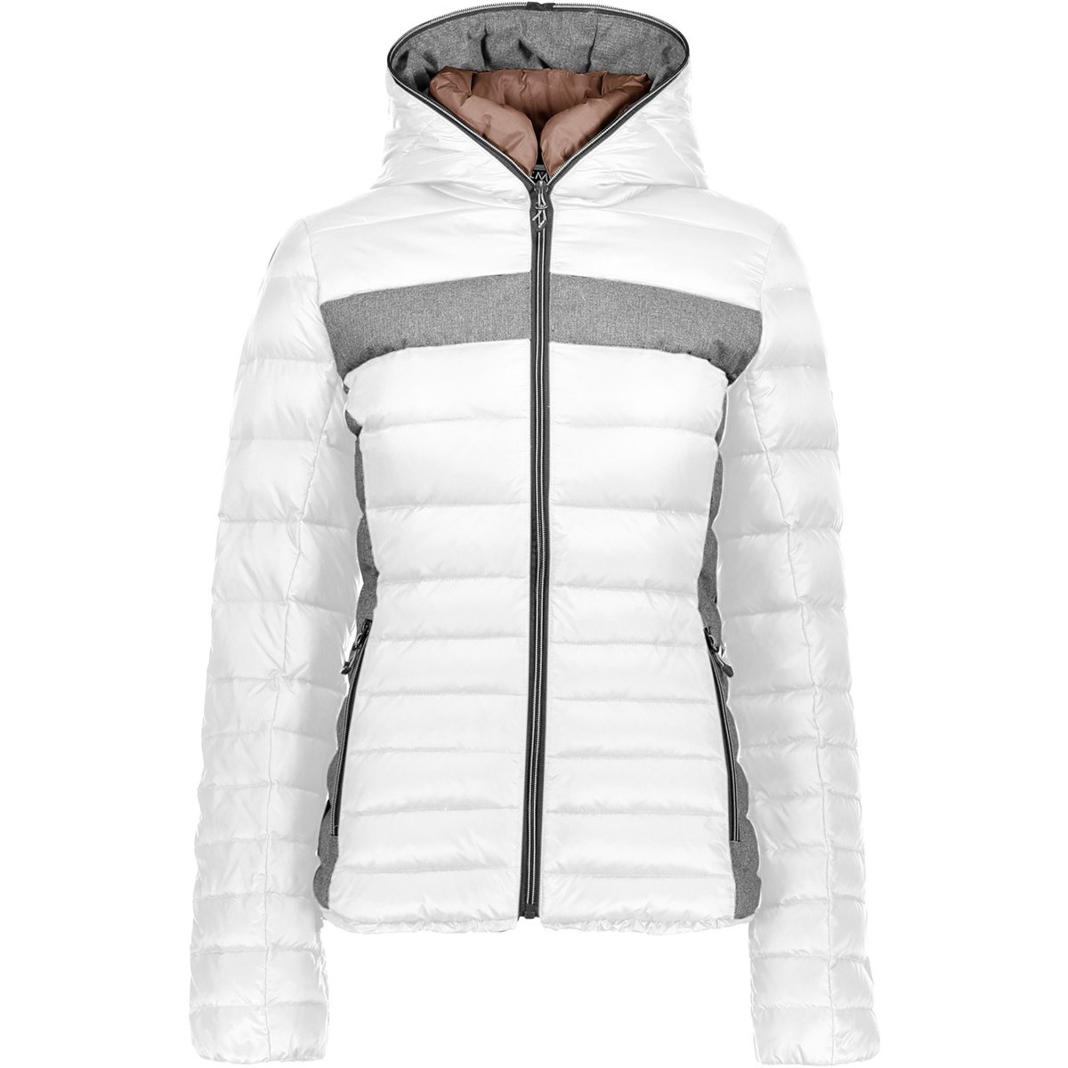 CMP - Chaqueta de mujer con capucha fija, B. Co Gesso, XXS