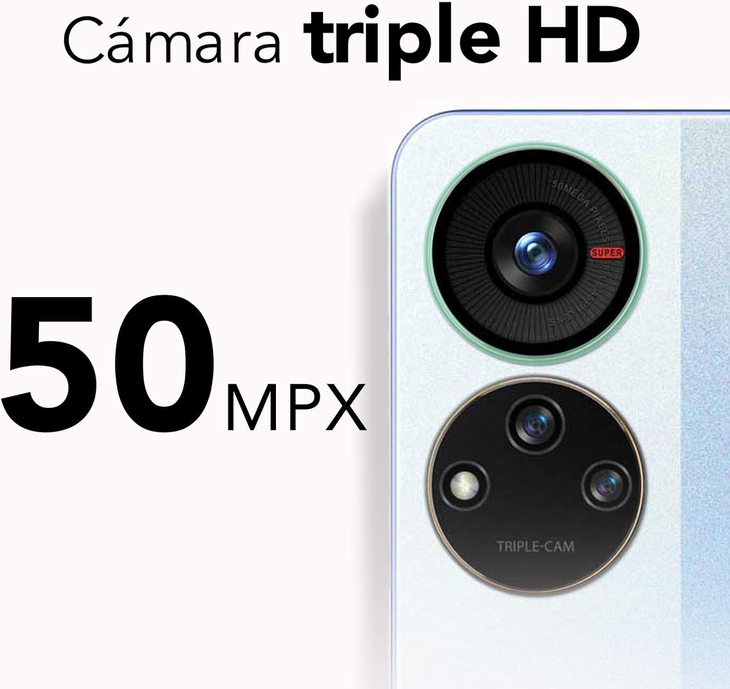 ZTE Axon 40 SE triple camera system