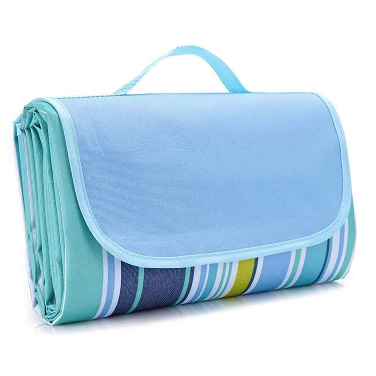 Outdoor Picnic and Camping Mat | Outdoor Large Travel Blanket 6x5ft Foldable Waterproof Mat for Beach, Garden, Hiking, Park, Ground-image-15