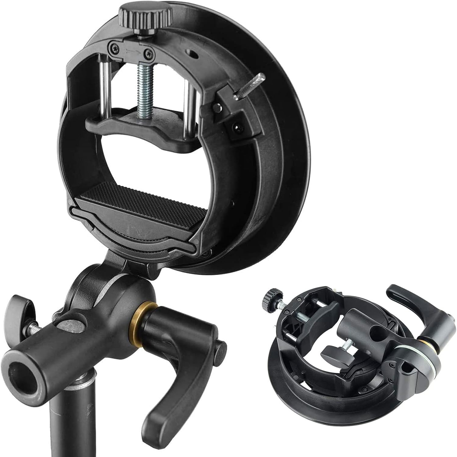 Godox S2 Speedlite Bowens Support pour Flash Godox V1,V1Pro,AD200Pro,AD200 AD400Pro et Plus,Support de Flash de Type S à Contrôle d'inclinaison Précis pour Boîte à Lumière,Parapluie,Flashde Studio