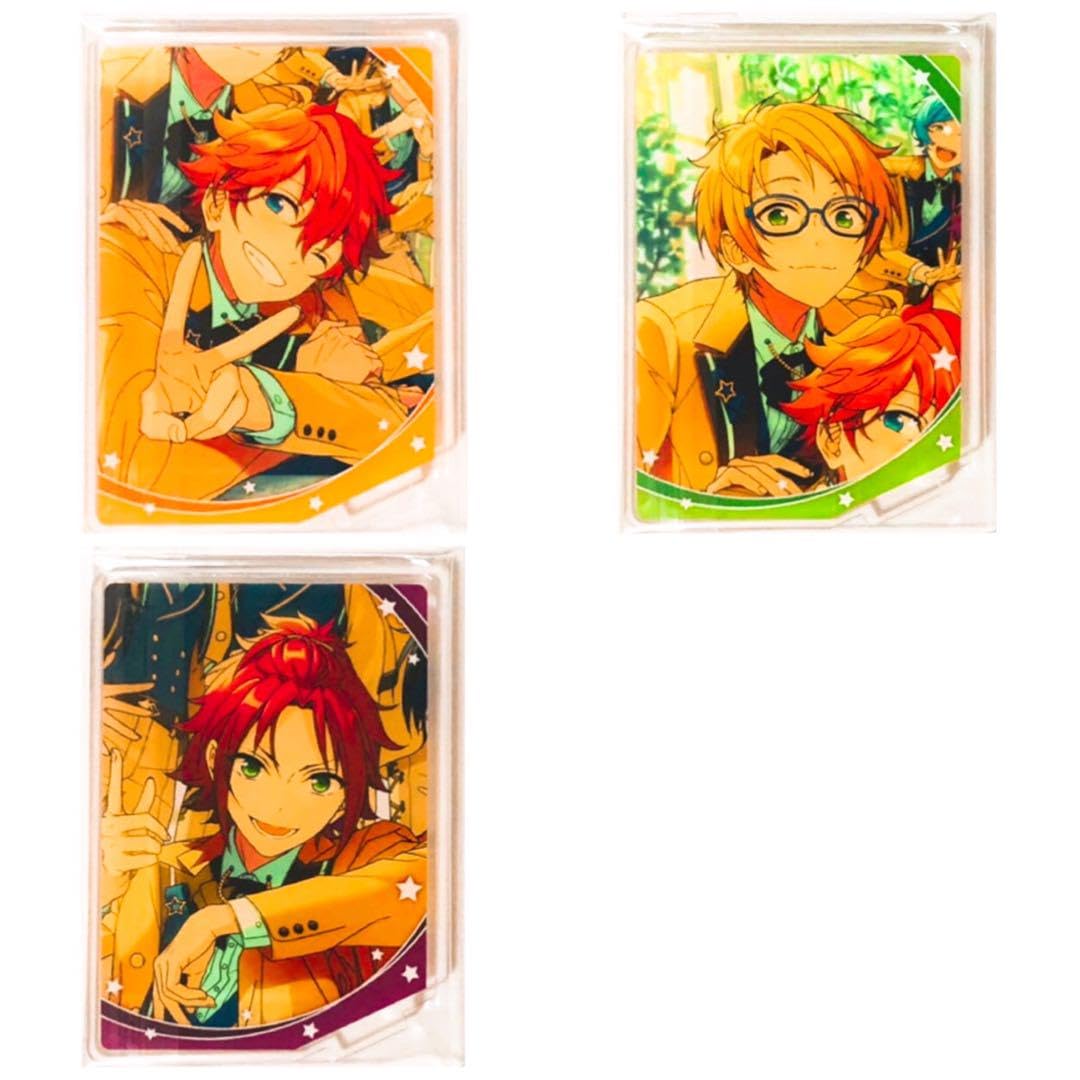 Amazon.co.jp: あんスタTrickstar5周年ななめアクスタ3点セット : おもちゃ